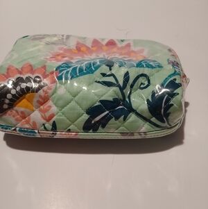 Vera Bradley Medium Size Plastic Coated,  Make-Up Bag.
